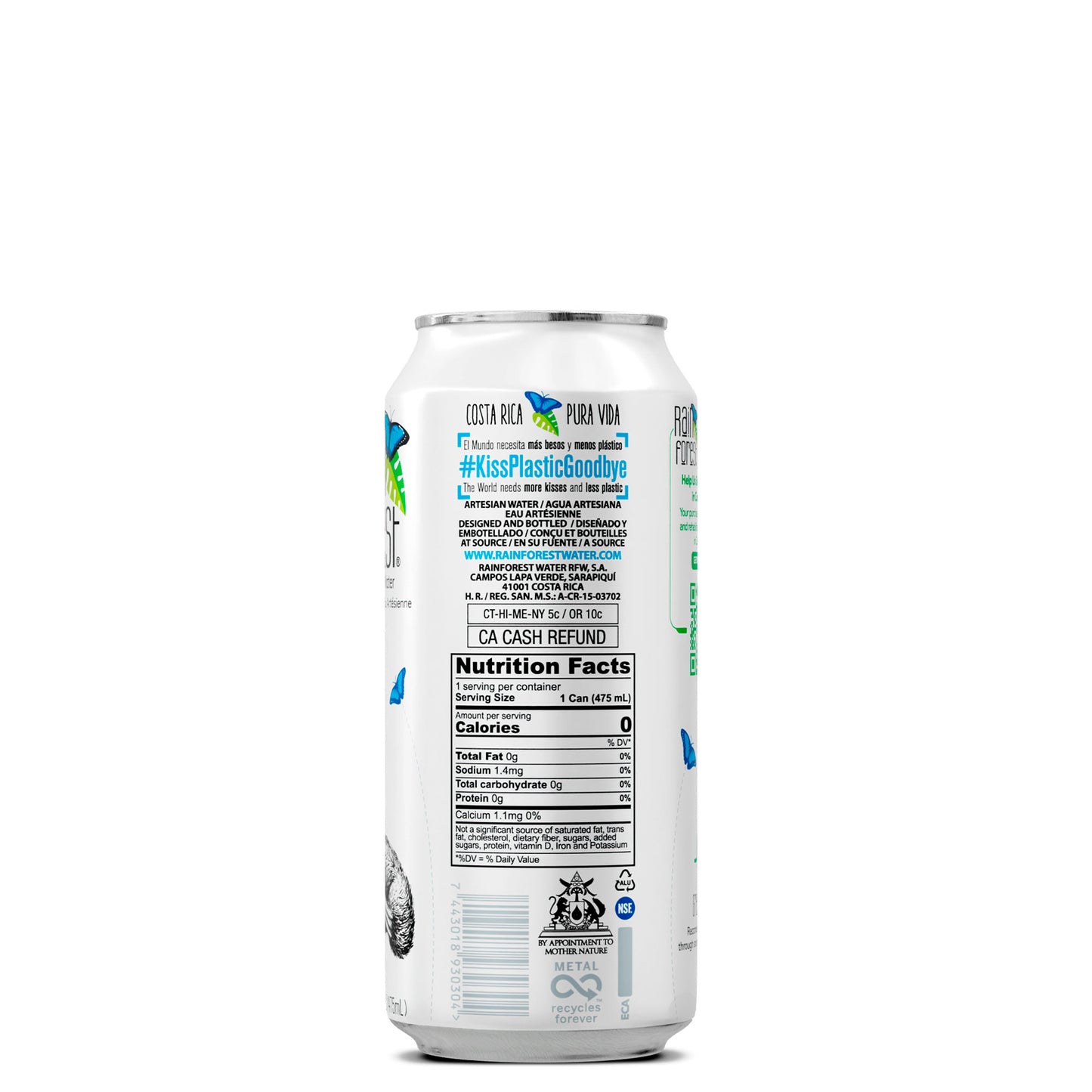 RainForest Agua Artesiana Agua Natural 475mL
