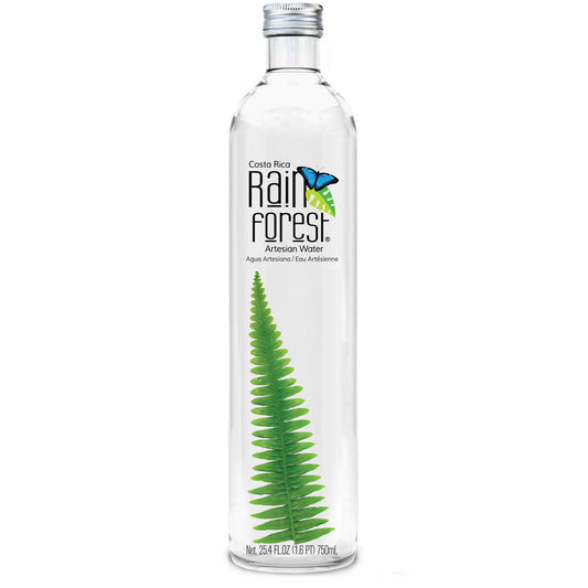 RainForest Artesian Water Glass Bottle 750mL