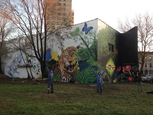 From the Jungle to the Big City, painting a mural in NYC