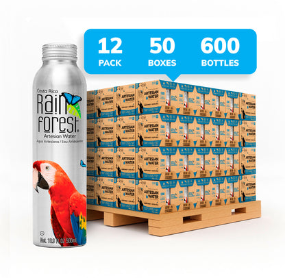 [Wholesale] RainForest Artesian Water Reusable Aluminum Bottle 500mL